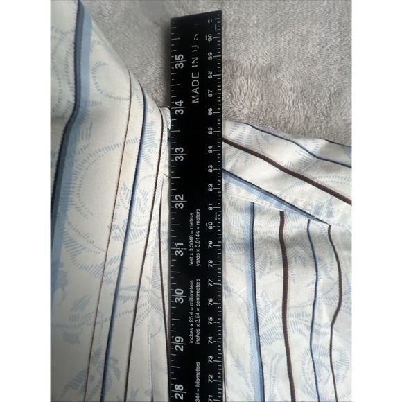 NWT $80 Sean John Stitched Floral LONG SLEEVE SHIRT 2XL XXL - Picture 10 of 12